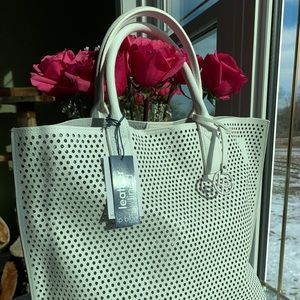 Bright  White Summer Tote